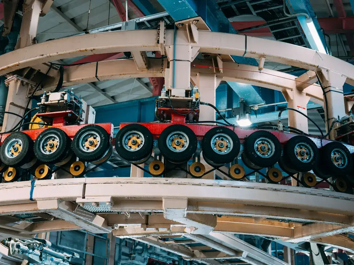 Linha de produção automatizada